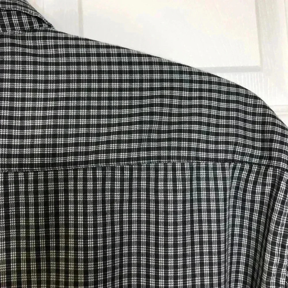 Black & White Dress Shirt Size Large - Picture 14 of 16